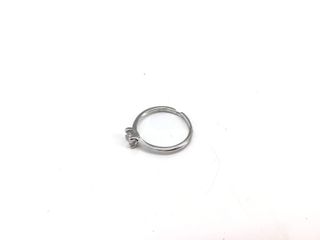 anillo plata 925mm con piedra con circonita