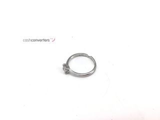 anillo plata 925mm con piedra con circonita