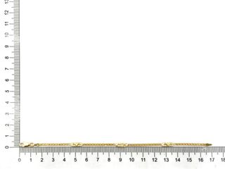 pulsera oro 18k con piedra con circonita