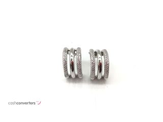 pendientes plata 925mm con piedra con circonita