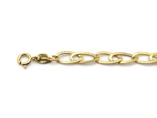pulsera oro 18k con circonita