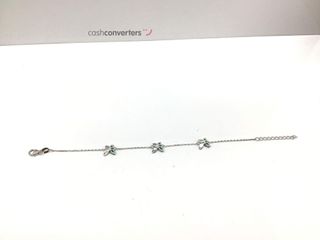 pulsera plata 925mm con piedra con circonita
