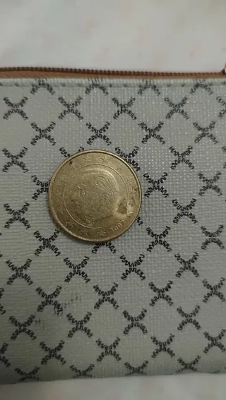 Moneda 50 céntimos Bélgica 2002 error