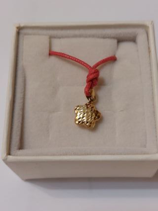 Ciondolo stella oro 750