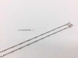 cadena oro 18k con piedra con diamante 22cm