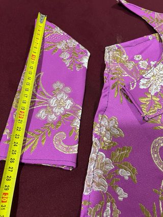 Terno para Virgen de 70 a 80cm