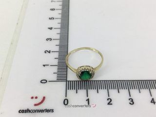 anillo oro 14k con piedra con circonita