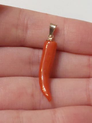 Ciondolo corallo rosso