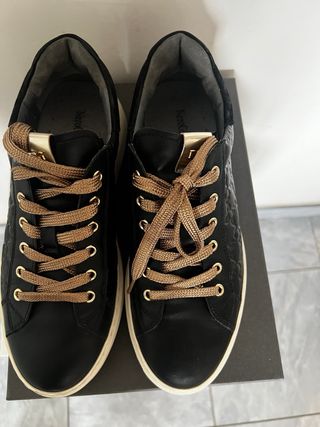Sneakers Nero Giardini Nere/Oro Tg 38