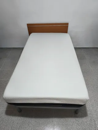 Cama articulada 105cm + Colchón 190cm