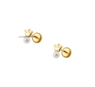 pendientes oro 18k con piedra
