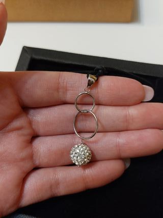 Ciondolo in oro bianco 750