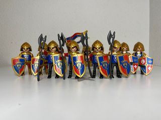 Playmobil Ejército Medieval Dorado con Rey