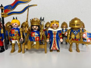 Playmobil Ejército Medieval Dorado con Rey