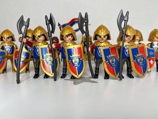 Playmobil Ejército Medieval Dorado con Rey