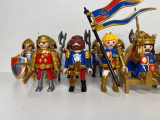 Playmobil Ejército Medieval Dorado con Rey