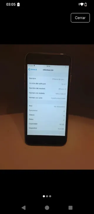 iPhone 6 16GB Argento