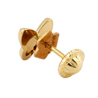 pendientes oro 18k con piedra