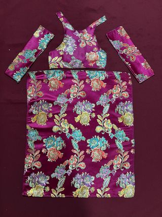 Terno para virgen de 70 a 80 cm