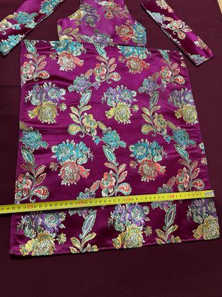 Terno para virgen de 70 a 80 cm