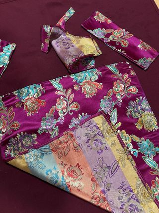 Terno para virgen de 70 a 80 cm