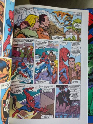 Coleccionable Spiderman azul. 37 números.