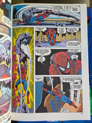 Coleccionable Spiderman azul. 37 números.
