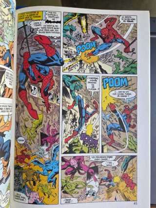 Coleccionable Spiderman azul. 37 números.