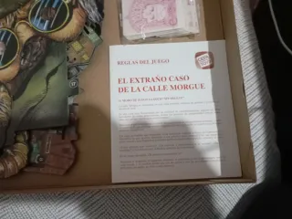 Juego de mesa El Extraño Caso de la Calle Morgue.