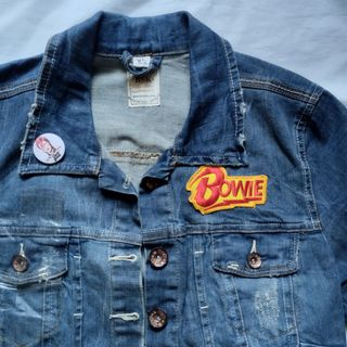 Chaqueta Vaquera David Bowie azul BSK