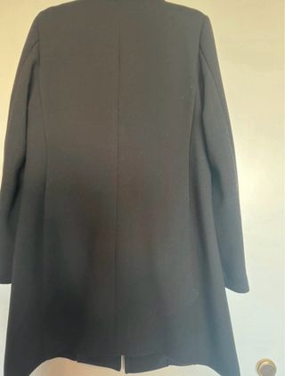 Cappotto sfoderato nero Diff tessile gruppo max ma