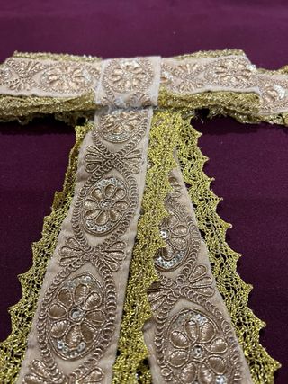 Fajín para virgen de tamaño natural