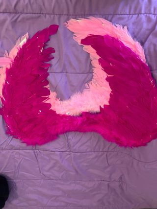 Alas de disfraz rosas y fucsia