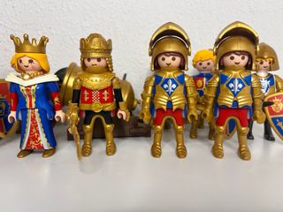 Playmobil Ejército Medieval Dorado Rey Reina