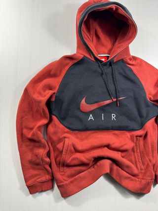 Sudadera Nike Air Roja y Negra