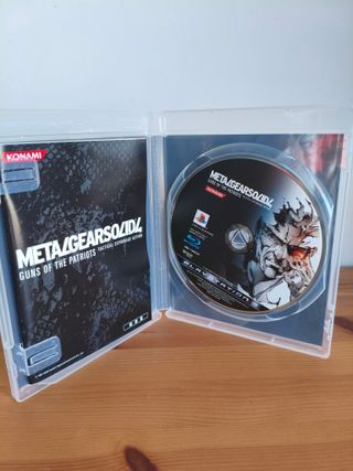 Metal Gear Solid 4 Steelbook PS3 Konami