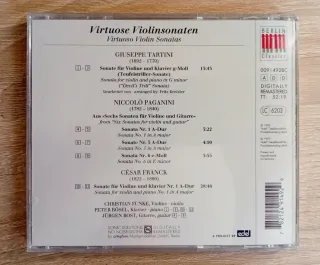 CD Tartini Paganini Franck - Berlin Classics