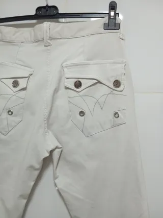 Pantalones PETER COOK Talla 42 Blanco