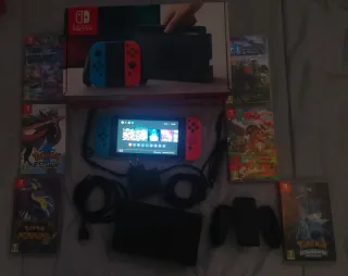 Nintendo Switch + 6 juegos fisicos