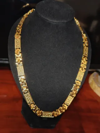 Cadena Medusa Chapada 18k 20mm Ocasión!!!