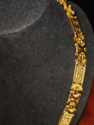 Cadena Medusa Chapada 18k 20mm Ocasión!!!