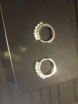 Pendiente Plata Ley con Piedras Preciosas