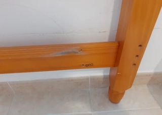 Cabecero de pino estilo provenzal