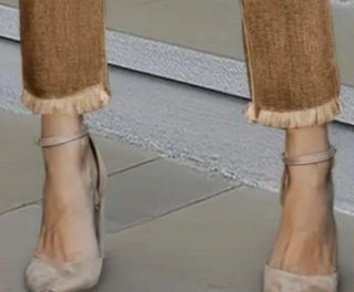 Vaquero dorado elástico T44