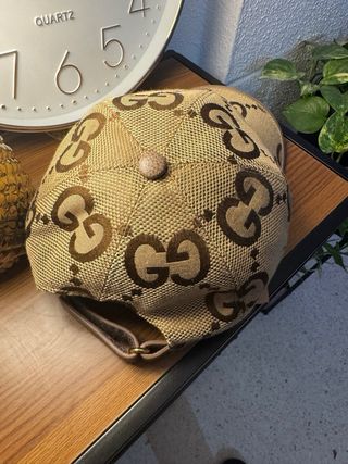 Gorra Gucci Beige y Marrón