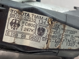 ANTIRROBO / LLAVE CONTACTO TOYOTA YARIS (NCP1/NLP