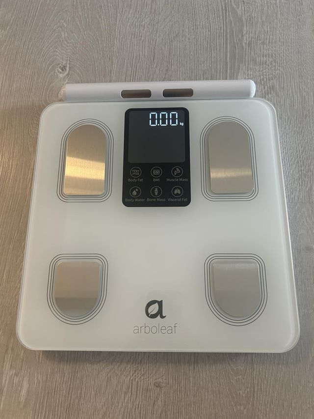 Báscula Análisis Corporal Arboleaf Blanca