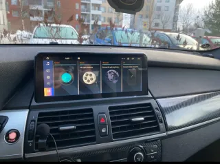 Tela BMW X5 E70 X6 E71 Android 14 com GPS (Novo)