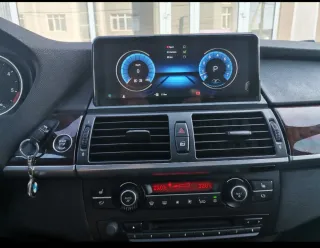 Tela BMW X5 E70 X6 E71 Android 14 com GPS (Novo)