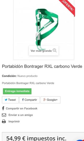 3 PORTA BIDON CARBON REGALO CUBIERTA GRANDSPORT 25